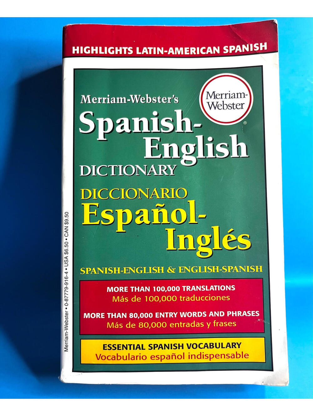 Merriam-Webster Spanish-English Dictionary Latin American Spanish Paperback